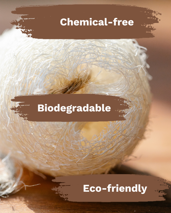 Eco-Friendly Loofah for Sustainable Dish Cleaning - Zero Waste Alternative